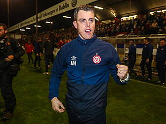 Shelbourne manager Ian Morris...
